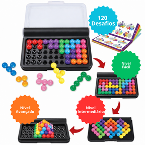 IQ Puzzle 3D – Quebra-Cabeça 120 Desafios Para Adultos e Crianças