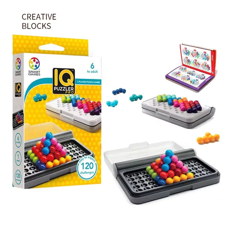 IQ Puzzle 3D – Quebra-Cabeça 120 Desafios Para Adultos e Crianças