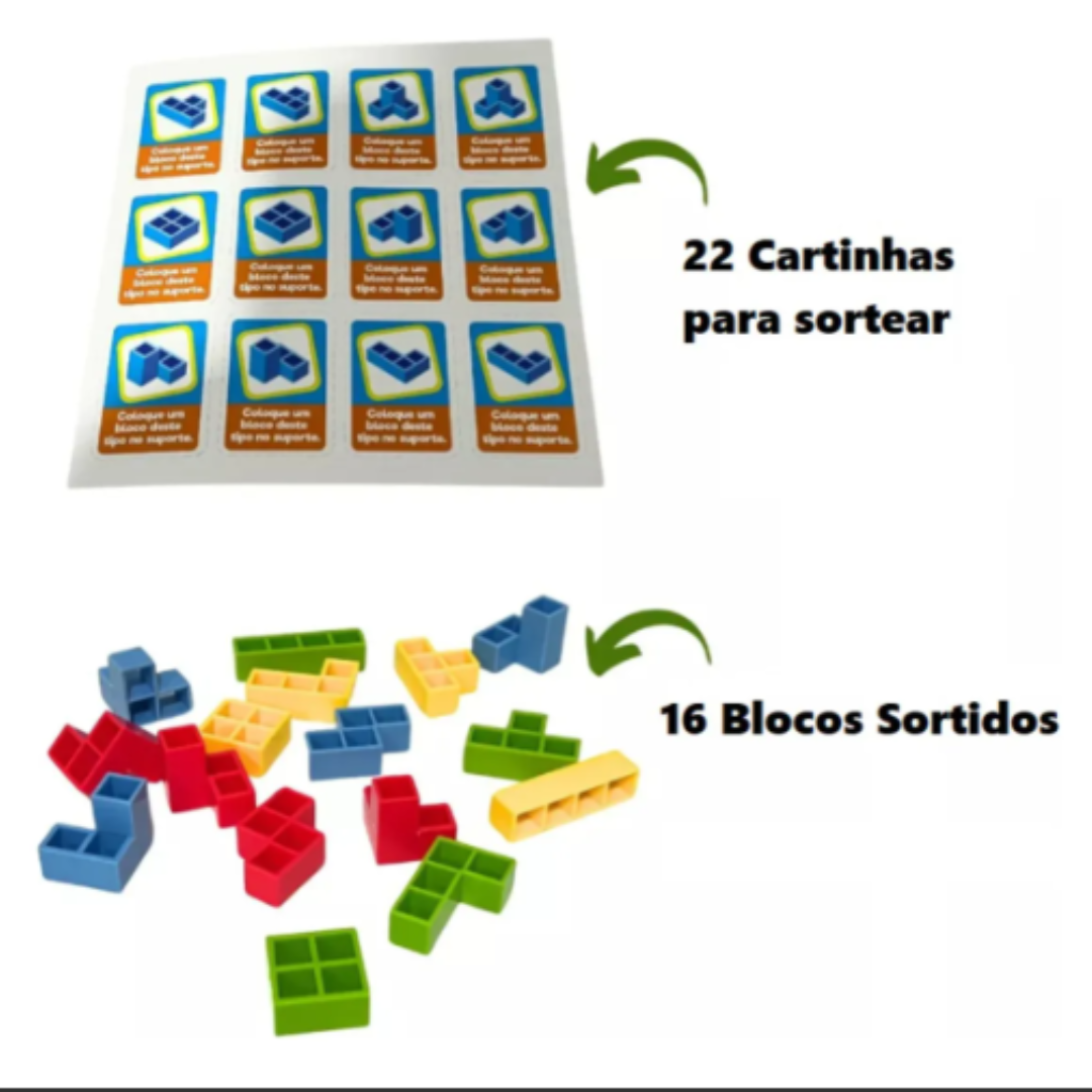 Equili Blocos 3D - Para Adultos e Crianças